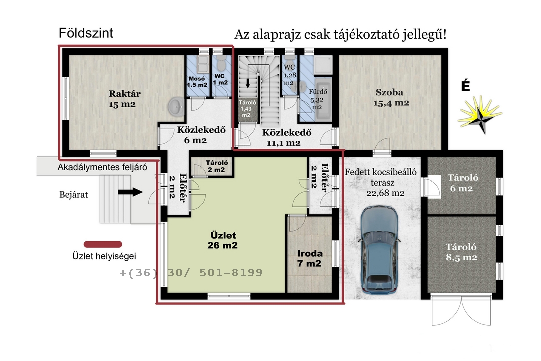 Földszinti alaprajz