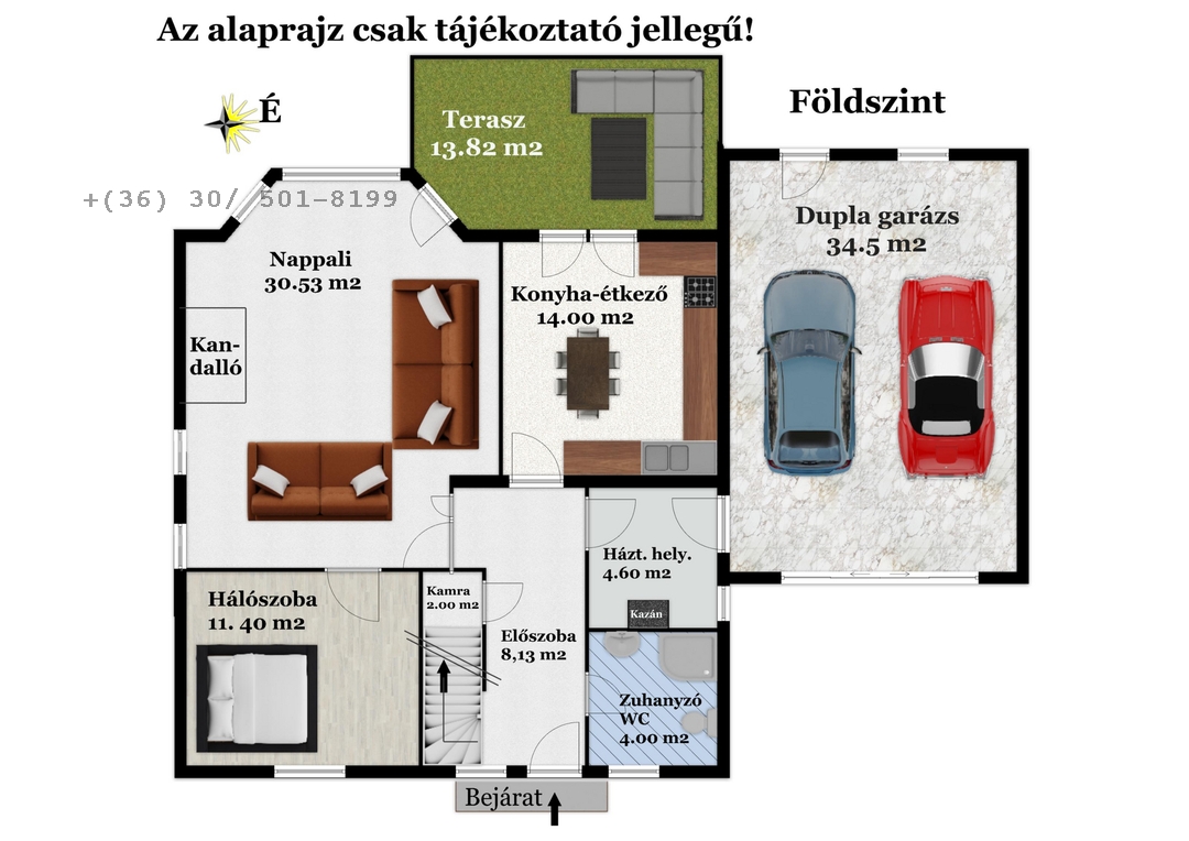 Földszint alaprajz