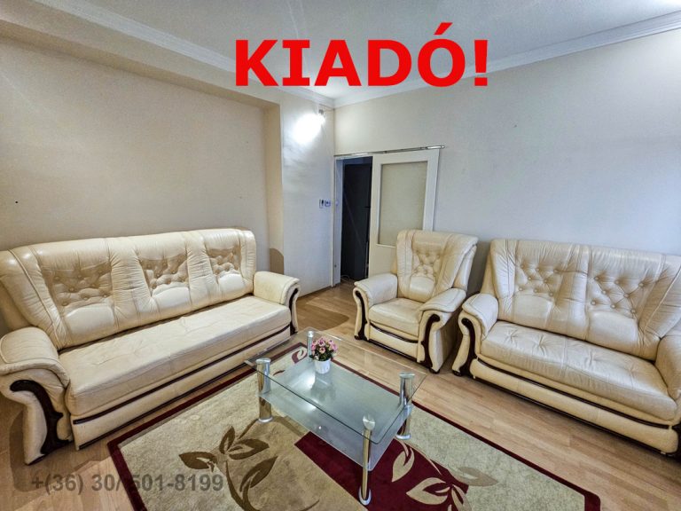 Debrecenben földszintes, 2 szobás, bútorozott társasházi téglalakás kiadó.
